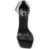 Journee Collection Womens Everton Tru Comfort Foam Open Toe High Stiletto Pumps Black 9.5 - 4 of 4