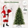 Costway 5/6/7 FT Artificial Xmas Tree with 844/1168/1646 Branch Tips 250/350/470 LED Lights 11 Lighting Modes - image 3 of 4