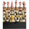 WorldWise Imports Chess Set - American Revolution Resin Chessmen on Black/Maple Chest - 3 of 4