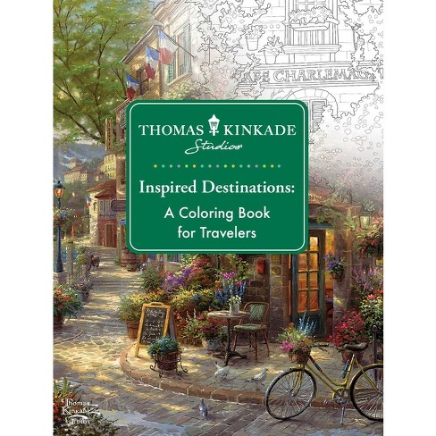 Disney Dreams Collection Thomas Kinkade Studios Coloring Paperback Book