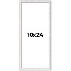 PosterPalooza | Panoramic Textured White Picture Frame - UV Acrylic, Foam Board Backing, Hanging Hardware - 2 of 4