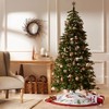 Santa’s Snowy Sleighride Christmas Tree Skirt, 48" - Multi - Elrene Home Fashions - 2 of 3
