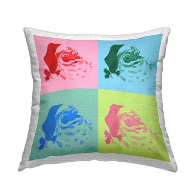 Stupell Industries Bold Pop Style Santa Faces