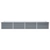 vidaXL Raised Bed Grey Galvanized steel 126.0 x 31.5 x 17.7 in - 3 of 4