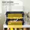 Skyzone 2-Tier Metal Small Animal Cage with Ramp, 2 Doors, Trays, Food Dish & Water Bottle for - 4 of 4