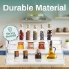 Home Intuition 3-Tier Clear Spice Rack Glass Spice-Jar Organizer for Cabinet Kitchen Pantry Shelf-Organizer - 3 of 4
