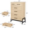 4+2 Dresser for Bedroom, 46.6" Tall Dresser, Tall Drawer with Storage Freestanding - 2 of 4