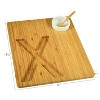 Picnic at Ascot Monogrammed Bamboo Charcuterie, Cheese & Cracker Serving Board - 3 of 3