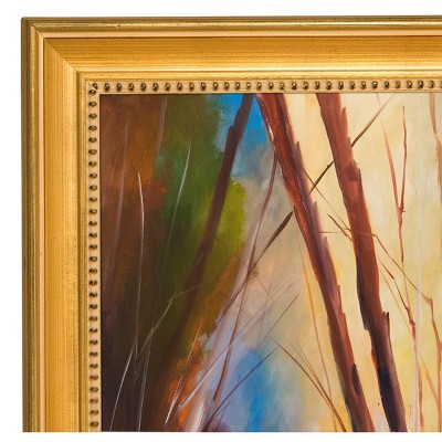 Classique 8x10 Gold Leaf Solid Wood Art Frame
