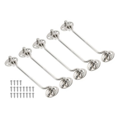 Unique Bargains Stainless Steel Durable Rust Resistant Gate Latch