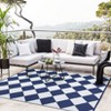 Outdoor Rug Ourdoor Plastic Straw Rugs for Patio Clearance Waterproof Foldable Lightweight Mat Reversible Patio Rug for Camping - 3 of 4