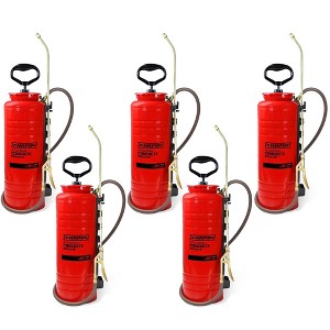 Chapin 5 Pack Concrete Garden Sprayer, Tri-Poxy Industrial Open Head 3.5 Gal, Red - Portable Steel Pump Spray for Lawn, Plants, Yard, and Gardening - 1 of 4