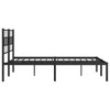 vidaXL Metal Bed Frame, Bed Base with Headboard, Bedstead for Bedroom Living Room, Mattress Foundation - 4 of 4