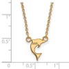 Black Bow Jewelry 14k Yellow Gold Plated Sterling Silver Delta Delta Delta Greek Life Necklace 18 Inch - 2 of 4