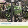Suncast Professional Portable 200 Foot Hose Reel Cart with Wheels for Landscaping, Yard, Garden, & Utility Use, Black - 4 of 4