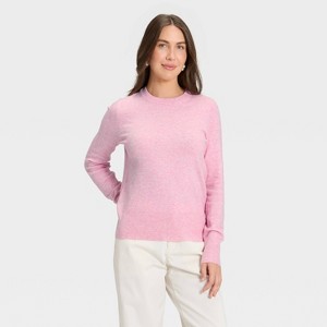 Women's Slim Fit Cozy Knit Pullover Sweater - A New Day™ - 1 of 3