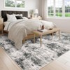 Modern Abstract Area Rugs Washable , Soft Large Bedroom Rug - 2 of 4