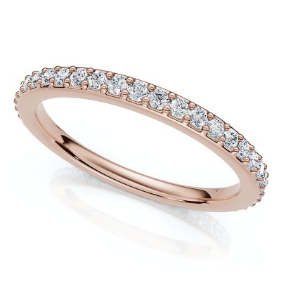 Pompeii3 3/8Ct Diamond Eternity Ring 14k Gold or Platinum Lab Created