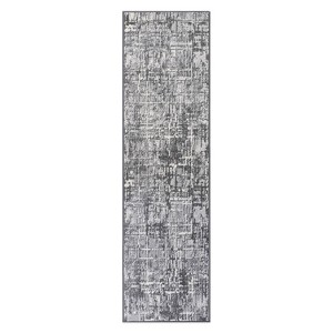 World Rug Gallery Distressed Abstract Stain Resistant Soft Area Rug - 1 of 4