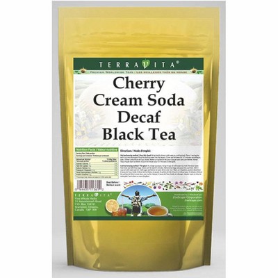 TerraVita Cherry Cream Soda Decaf Black Tea (50 tea bags, ZIN: 536673, 1-Pack)