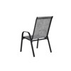 VisioGear 4 Pieces Patio Seating Sets, Outdoor Camping Chairs with Armrest High Backrest for Garden, Grey, 24.41"*24.41"*38.59" - 2 of 4