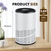 GreenEver Air Purifier for Home Bedroom Large Room Covers Up to 960ft², True HEPA Filter Air Purifiers with Air Quality Monitor, 360°Air Outlet - 2 of 4