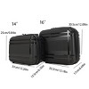 Kumasinova 6Pcs ABS Hardshell Luggage Set,Expandable Travel Suitcase with Lock,18/20/24/28" Carry-On&Checked Spinner Suitcase,Lightweight - 3 of 4