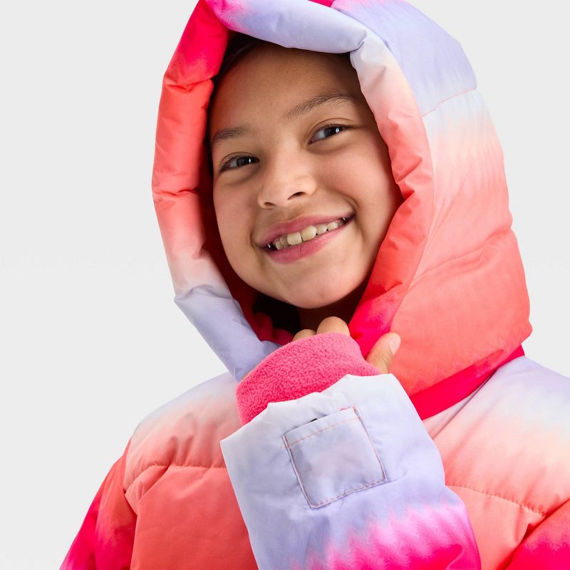 Girls' Puffer Jacket - All In Motion™, 4 of 8