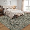 Washable Vintage Rug – Non-Slip, Distressed Area Rug for Living Room, Bedroom, Office - 3 of 4