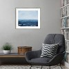 Amanti Art Grayscale Seascape IV by Michael Willett Wood Framed Wall Art Print - 4 of 4
