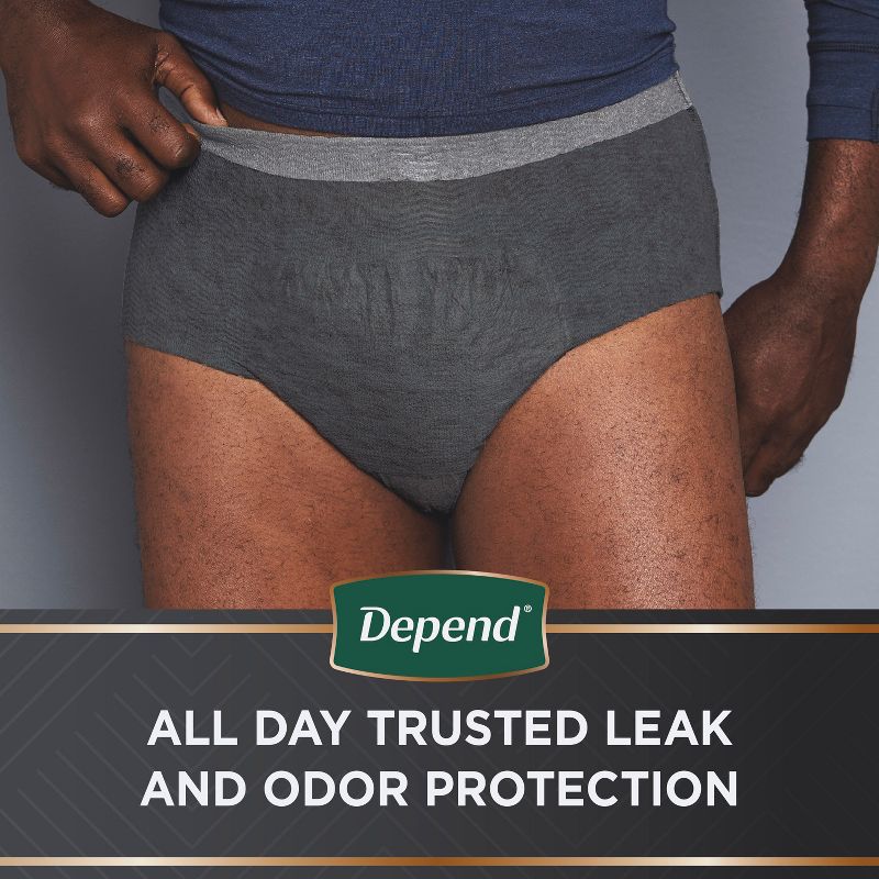 Depend Real Fit Incontinence Underwear for Men - Maximum Absorbency, 3 of 10