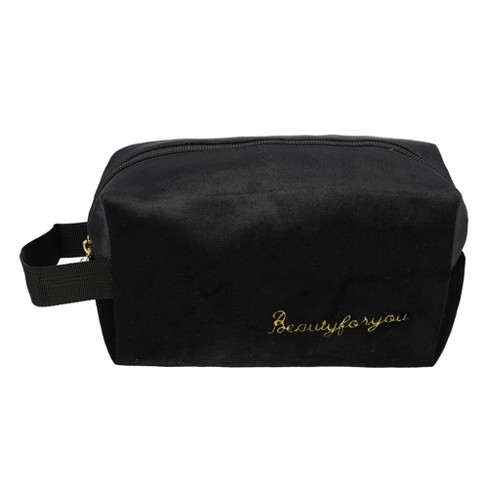 Unique Bargains Portable Flannel Travel Cosmetic Bag 1 Pc - image 1 of 3