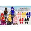 ZUPPAD Kids Knit Hat/Scarf/Gloves Set,Winter Warm Set with Beanie and Long Scarf - 2 of 3