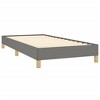vidaXL Bed Frame Dark Gray 39.4 in.x79.9 in. Twin XL Fabric - 4 of 4