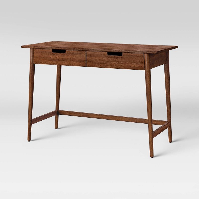 Ellwood Wood Writing Desk with Drawers - Threshold™, 4 of 8