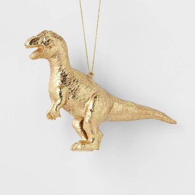 T-Rex Christmas Tree Ornament Gold Foil - Wondershop™