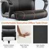 JIONJOY Executive Faux Leather Lumbar Support Ergonomic Chair | Black - 4 of 4