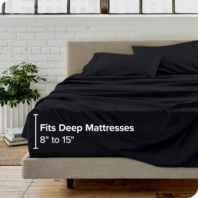 Black Queen Ultra-Soft Microfiber Deep Pocket Sheet Set