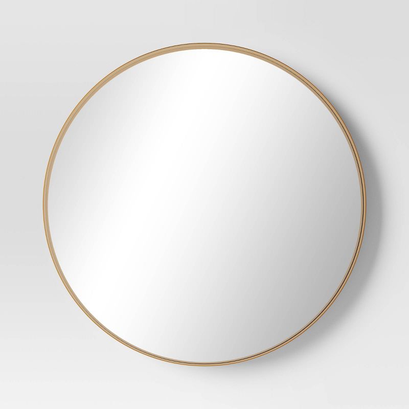 30" Flush Mount Round Decorative Wall Mirror - Project 62™, 1 of 12