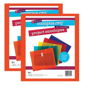 Smead® Poly Project Envelopes, 5 Per Pack, 2 Packs - 1 of 3