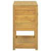 vidaXL Bathroom Cabinet Natural teak Solid teak wood Medium - 23.6" x 15.7" x 29.5" - 4 of 4