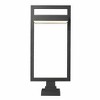 Z-Lite Luttrel 1 - Light Lantern in  Black - 4 of 4