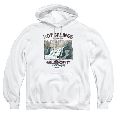 Men's Hot Springs National Park Vintage Pull-Over Hoodie