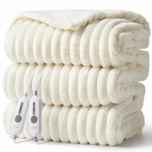 GustoWave Electric Heated Throw Blanket, Velvet Soft Fast Heating Blankets Throw, Machine Washable, Overheat Protection - 1 of 4