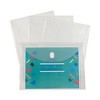 C-Line Reusable Poly Envelope, Hook/Loop Closure, 9.38 x 13, Clear, 5/Pack - 2 of 3