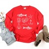 Simply Sage Market Women's Fisherman Collage Long Sleeve Garment Dyed Tee - 3 of 4