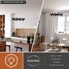 VAXCEL Wells 5 Light Matte Black Contemporary Wheel Chandelier - 3 of 4