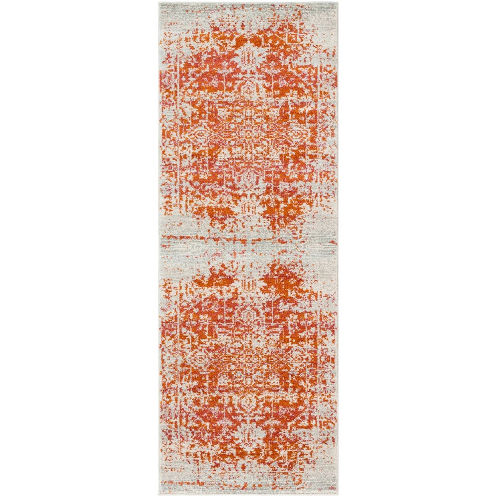 Photos - Area Rug Livabliss 2'7"x7'3" Worsham Traditional Rug Orange