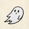 Dalix Ghost Embroidered Cotton Relaxed Fit Short Sleeve Crewneck Tee Shirt Women - 4 of 4