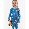 RuffleButts Gender Inclusive Viscose from Bamboo Toddler Long Sleeve Pajama Set - 3 of 4